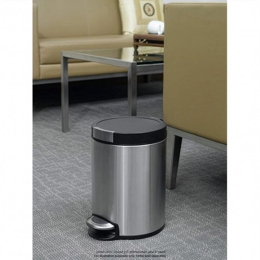 Eko Artistic Stainless Steel Step Bin, 20 Ltr