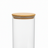Glass Storage Jar with Natural Bamboo Lid - 1250ml