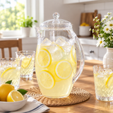 Arya Household Clear Acrylic Jug with Lid – 2500ml