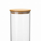 Glass Storage Jar with Bamboo Lid - 1800ml