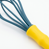 Plastic Egg Beater Yellow &  Dark Blue - 22cm