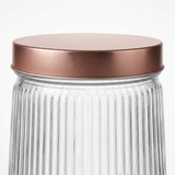Velvet Glass Jar with Metal Lid - 650ml
