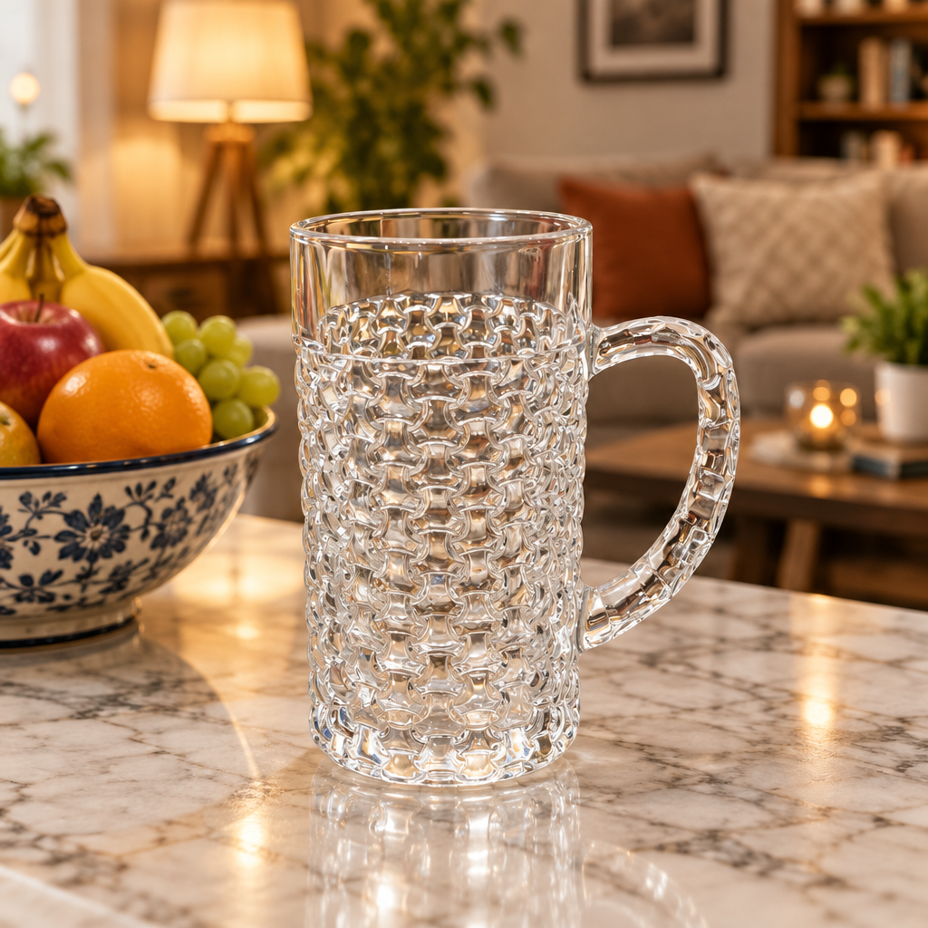 Glass Jug with Handle - 1 Litre