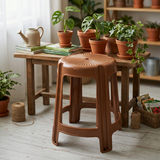 Family Plastic Stool Brown - 55×35cm