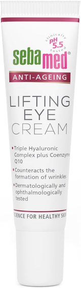ebamed Anti - Ageing Lifting Eye Cream 15ml | pH 5.5 | Triple Hyaluronic Complex + Q10 - Al Kabayel Discount Centreebamed Anti - Ageing Lifting Eye Cream 15ml | pH 5.5 | Triple Hyaluronic Complex + Q10Skin CareSEBA MEDAl Kabayel Discount Centre