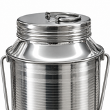 Falcon Stainless Steel Milk Can with Lid & Carry Handle – 8 Litres
