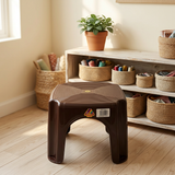 Family Plastic Stool Dark Brown –  20×25cm