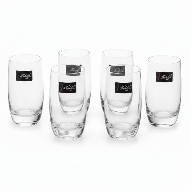 Edelita 6 - Piece Highball Drinking Glass Set for Juice, Cocktails and Soft Drinks – 260 ml Capacity - Al Kabayel Discount CentreEdelita 6 - Piece Highball Drinking Glass Set for Juice, Cocktails and Soft Drinks – 260 ml CapacityTumblersEDELITAAl Kabayel Discount Centre