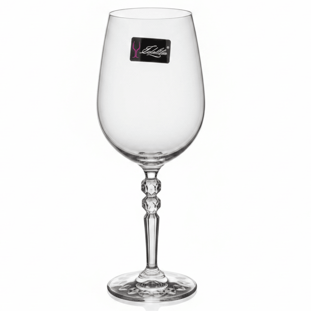 Edelita Classic Elegant Stemmed Wine Goblet with Premium Finish for Red & White Wine Serving – 570 ml - Al Kabayel Discount CentreEdelita Classic Elegant Stemmed Wine Goblet with Premium Finish for Red & White Wine Serving – 570 mlWine GlassesEDELITAAl Kabayel Discount Centre