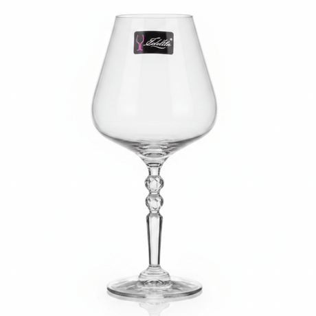 Edelita Premium Curved Wine Glass with Elegant Silhouette for Stylish Table Settings – 550 ml - Al Kabayel Discount CentreEdelita Premium Curved Wine Glass with Elegant Silhouette for Stylish Table Settings – 550 mlWine GlassesEDELITAAl Kabayel Discount Centre
