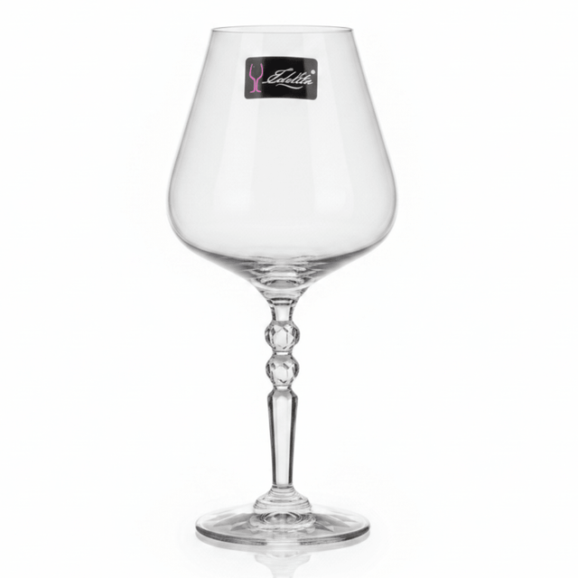 Edelita Premium Curved Wine Glass with Elegant Silhouette for Stylish Table Settings – 550 ml - Al Kabayel Discount CentreEdelita Premium Curved Wine Glass with Elegant Silhouette for Stylish Table Settings – 550 mlWine GlassesEDELITAAl Kabayel Discount Centre
