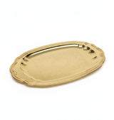 Edelolanz Gold Oval Shape Steel Tray 30×17 cm – Chic and Glossy Finish, Perfect for Serving or Displaying Centerpieces - Al Kabayel Discount CentreEdelolanz Gold Oval Shape Steel Tray 30×17 cm – Chic and Glossy Finish, Perfect for Serving or Displaying CenterpiecesServing TraysEDELOLANZAl Kabayel Discount Centre