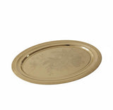 Edelolanz Gold Oval Shape Steel Tray 45×34 cm – Large Luxury Tray, Mirror Finish Surface, Ideal for Parties, Events, and Display - Al Kabayel Discount CentreEdelolanz Gold Oval Shape Steel Tray 45×34 cm – Large Luxury Tray, Mirror Finish Surface, Ideal for Parties, Events, and DisplayServing TraysEDELOLANZAl Kabayel Discount Centre