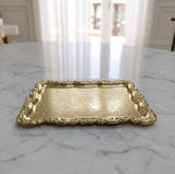 Edelolanz Gold Rectangular Steel Tray 24×19 cm – Elegant Home Accessory, Smooth Shine Finish, Ideal for Décor or Gifting - Al Kabayel Discount CentreEdelolanz Gold Rectangular Steel Tray 24×19 cm – Elegant Home Accessory, Smooth Shine Finish, Ideal for Décor or GiftingServing TraysEDELOLANZAl Kabayel Discount Centre