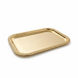 Edelolanz Gold Rectangular Steel Tray 35×24 cm – Elegant Polished Design, Perfect for Serving, Decoration, or Tabletop Display - Al Kabayel Discount CentreEdelolanz Gold Rectangular Steel Tray 35×24 cm – Elegant Polished Design, Perfect for Serving, Decoration, or Tabletop DisplayServing TraysEDELOLANZAl Kabayel Discount Centre