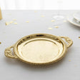 Edelolanz Gold Round Steel Tray 21 cm – Small Decorative Accent Tray, Durable Metal Body, Great for Home Styling - Al Kabayel Discount CentreEdelolanz Gold Round Steel Tray 21 cm – Small Decorative Accent Tray, Durable Metal Body, Great for Home StylingServing TraysEDELOLANZAl Kabayel Discount Centre