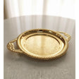 Edelolanz Gold Round Steel Tray 25 cm – Modern Circular Design, Shiny Finish, Ideal for Candles, Snacks, or Table Centerpieces - Al Kabayel Discount CentreEdelolanz Gold Round Steel Tray 25 cm – Modern Circular Design, Shiny Finish, Ideal for Candles, Snacks, or Table CenterpiecesServing TraysEDELOLANZAl Kabayel Discount Centre