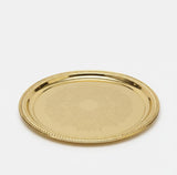 Edelolanz Gold Round Steel Tray 32 cm – Premium Round Serving Tray, Reflective Surface, Perfect for Weddings or Home Décor - Al Kabayel Discount CentreEdelolanz Gold Round Steel Tray 32 cm – Premium Round Serving Tray, Reflective Surface, Perfect for Weddings or Home DécorServing TraysEDELOLANZAl Kabayel Discount Centre