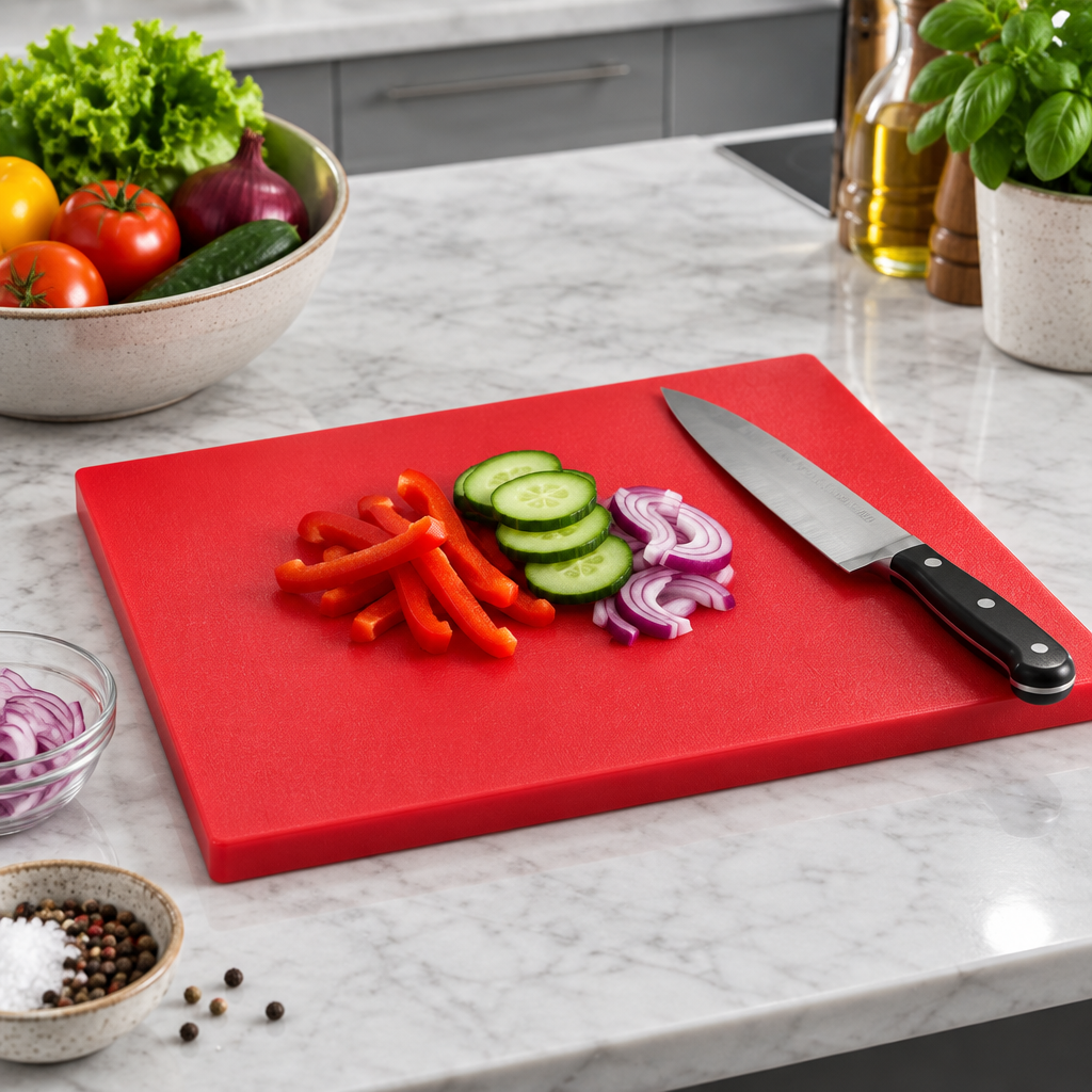 Kitchen Master Cutting Board Red - 40×30×2cm