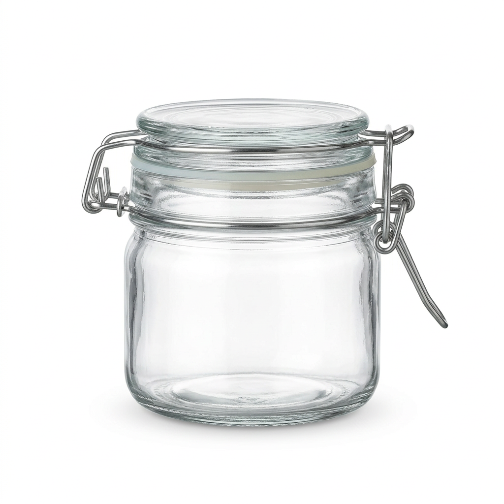 Glass Jar with Clip Lid – 110ml
