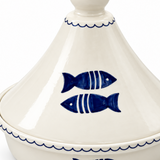 Slama Ceramic Tajine Off-White - 30×30cm