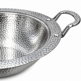 Stainless Steel Pan with Two Handles Silver - 24cm