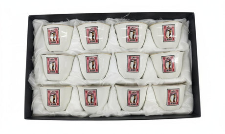 Eid Al Etihad 12 Pieces Fine Ceramic Cawa Cup Set in Glossy White Color – Perfect for Eid Celebrations & Gatherings - Al Kabayel Discount CentreEid Al Etihad 12 Pieces Fine Ceramic Cawa Cup Set in Glossy White Color – Perfect for Eid Celebrations & GatheringsTea SetsEID AL ETHIHADAl Kabayel Discount Centre
