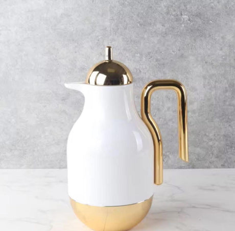 Ejshe Vaccum Fask 1000ml, White - Gold, EJS - 012 - Al Kabayel Discount CentreEjshe Vaccum Fask 1000ml, White - Gold, EJS - 012ThermosEJSHEAl Kabayel Discount Centre