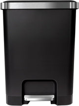 EKO Hana Pedal Dustbin 35L – Premium Black Pedal Trash Bin with Soft - Close Lid, Durable High - Quality Finish for Modern Kitchen, Office & Home Spaces - Al Kabayel Discount CentreEKO Hana Pedal Dustbin 35L – Premium Black Pedal Trash Bin with Soft - Close Lid, Durable High - Quality Finish for Modern Kitchen, Office & Home SpacesTrash CanEKOAl Kabayel Discount Centre