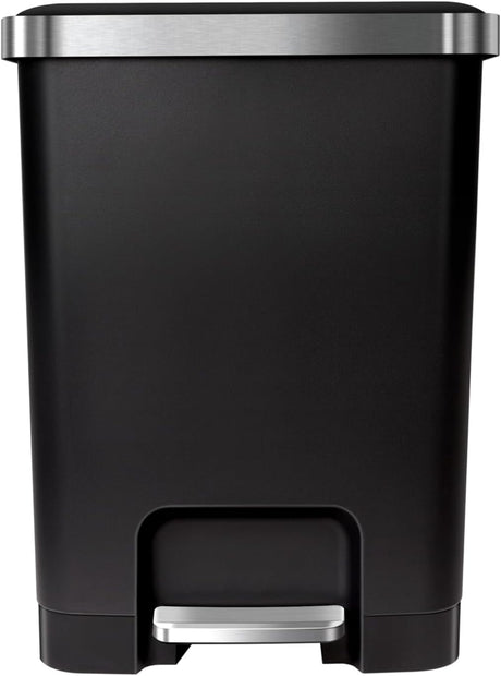 EKO Hana Pedal Dustbin 35L – Premium Black Pedal Trash Bin with Soft - Close Lid, Durable High - Quality Finish for Modern Kitchen, Office & Home Spaces - Al Kabayel Discount CentreEKO Hana Pedal Dustbin 35L – Premium Black Pedal Trash Bin with Soft - Close Lid, Durable High - Quality Finish for Modern Kitchen, Office & Home SpacesTrash CanEKOAl Kabayel Discount Centre