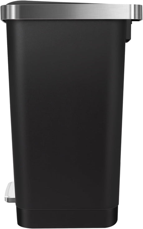 EKO Hana Pedal Dustbin 35L – Premium Black Pedal Trash Bin with Soft - Close Lid, Durable High - Quality Finish for Modern Kitchen, Office & Home Spaces - Al Kabayel Discount CentreEKO Hana Pedal Dustbin 35L – Premium Black Pedal Trash Bin with Soft - Close Lid, Durable High - Quality Finish for Modern Kitchen, Office & Home SpacesTrash CanEKOAl Kabayel Discount Centre