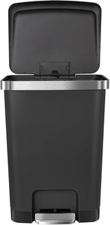 EKO Hana Pedal Dustbin 35L – Premium Black Pedal Trash Bin with Soft - Close Lid, Durable High - Quality Finish for Modern Kitchen, Office & Home Spaces - Al Kabayel Discount CentreEKO Hana Pedal Dustbin 35L – Premium Black Pedal Trash Bin with Soft - Close Lid, Durable High - Quality Finish for Modern Kitchen, Office & Home SpacesTrash CanEKOAl Kabayel Discount Centre