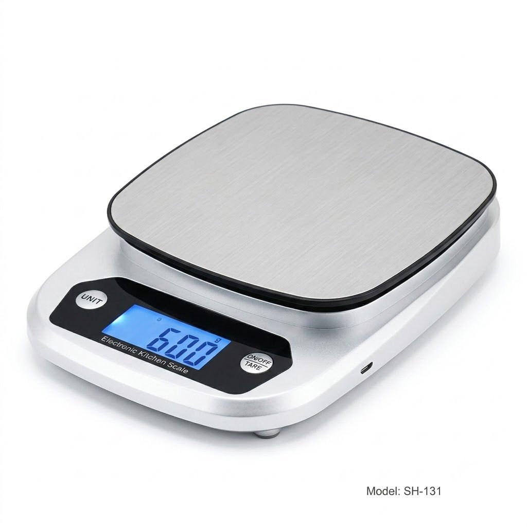 Electronic Kitchen Scale Assorted Color – Model SH-131 | High Precision Digital Food Scale - Al Kabayel Discount CentreElectronic Kitchen Scale Assorted Color – Model SH-131 | High Precision Digital Food ScaleKitchen Utensils & GadgetsAKDCAl Kabayel Discount Centre