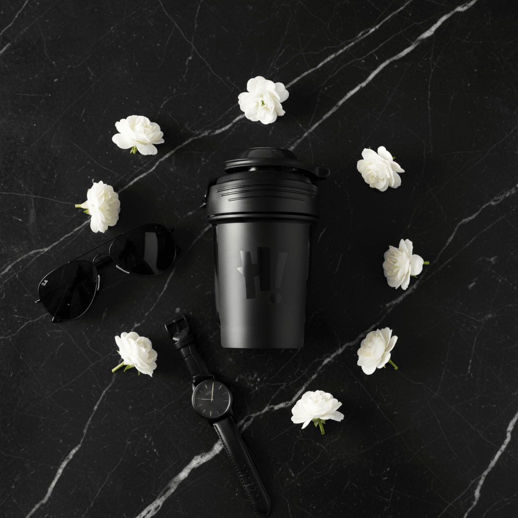 Elegant Black Plastic Water Bottle with Stylish H! Print Design – 350 ml - Al Kabayel Discount CentreElegant Black Plastic Water Bottle with Stylish H! Print Design – 350 mlWater BottlesAKDCAl Kabayel Discount Centre