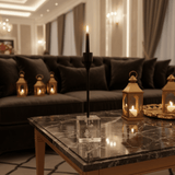 Elegant Crystal & Black Metal Decorative Candle Holder for Luxury Interior Styling – 20cm - Al Kabayel Discount CentreElegant Crystal & Black Metal Decorative Candle Holder for Luxury Interior Styling – 20cmHome Décor AccentsAKDCAl Kabayel Discount Centre