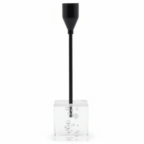 Elegant Crystal & Black Metal Decorative Candle Holder for Luxury Interior Styling – 20cm - Al Kabayel Discount CentreElegant Crystal & Black Metal Decorative Candle Holder for Luxury Interior Styling – 20cmHome Décor AccentsAKDCAl Kabayel Discount Centre