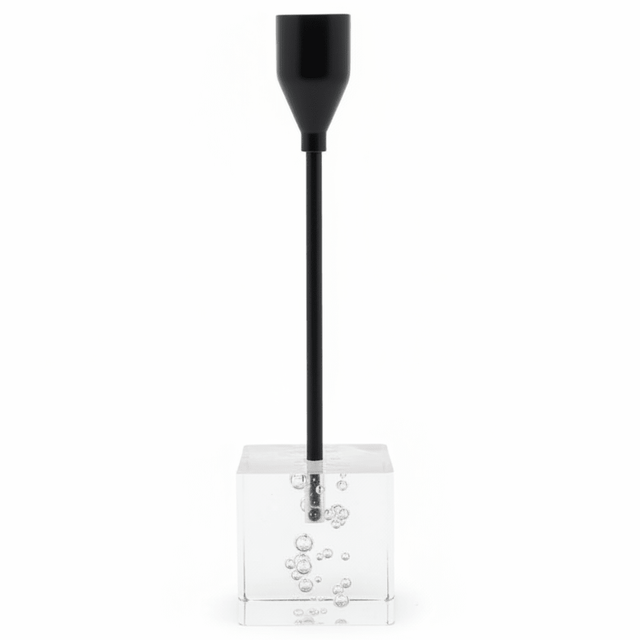 Elegant Crystal & Black Metal Decorative Candle Holder for Luxury Interior Styling – 20cm - Al Kabayel Discount CentreElegant Crystal & Black Metal Decorative Candle Holder for Luxury Interior Styling – 20cmHome Décor AccentsAKDCAl Kabayel Discount Centre