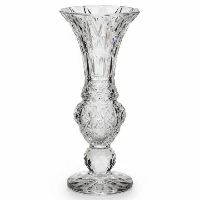 Elegant Crystal Decorative Flower Vase for Luxury Living Room and Table Styling – 21cm - Al Kabayel Discount CentreElegant Crystal Decorative Flower Vase for Luxury Living Room and Table Styling – 21cmHome Décor AccentsAKDCAl Kabayel Discount Centre