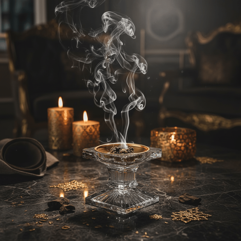 Elegant Crystal Glass Incense Burner — 8.5 × 8.5 cm - Al Kabayel Discount CentreElegant Crystal Glass Incense Burner — 8.5 × 8.5 cmIncense BurnerAKDCAl Kabayel Discount Centre