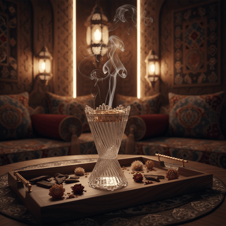 Elegant Crystal Glass Incense Burner with Gold Rim — 17cm - Al Kabayel Discount CentreElegant Crystal Glass Incense Burner with Gold Rim — 17cmIncense burnerAKDCAl Kabayel Discount Centre