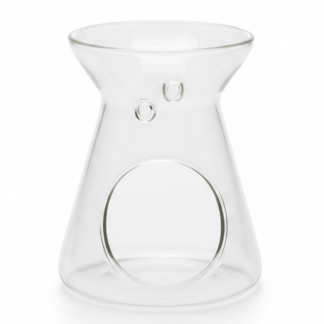 Elegant Glass Oil Burner for Aromatherapy and Modern Home Decoration – 10cm - Al Kabayel Discount CentreElegant Glass Oil Burner for Aromatherapy and Modern Home Decoration – 10cmHome Décor AccentsAKDCAl Kabayel Discount Centre