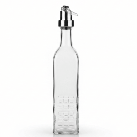 Elegant Glass Oil & Vinegar Bottle with Flip - Top Pourer — 500ml - Al Kabayel Discount CentreElegant Glass Oil & Vinegar Bottle with Flip - Top Pourer — 500mlKitchen Utensils & GadgetsAKDCAl Kabayel Discount Centre