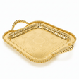 Elegant Gold Square Metal Serving Tray with Handles – 30cm - Al Kabayel Discount CentreElegant Gold Square Metal Serving Tray with Handles – 30cmServing TraysAKDCAl Kabayel Discount Centre