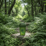 Elegant Green Plastic Drinking Bottle with Modern H! Print Pattern – 350 ml - Al Kabayel Discount CentreElegant Green Plastic Drinking Bottle with Modern H! Print Pattern – 350 mlWater BottlesAKDCAl Kabayel Discount Centre