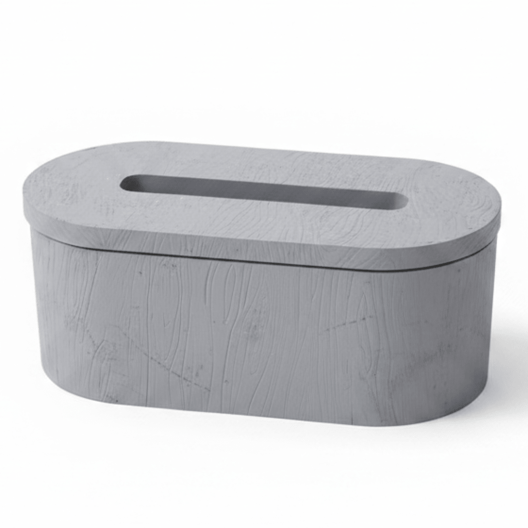 Elegant Grey Pop Tissue Holder with Modern Decorative Finish – Luxury Tissue Storage Box for Home & Office Use 21×10 cm - Al Kabayel Discount CentreElegant Grey Pop Tissue Holder with Modern Decorative Finish – Luxury Tissue Storage Box for Home & Office Use 21×10 cmNapkin Holders & Tissue BoxAKDCAl Kabayel Discount Centre