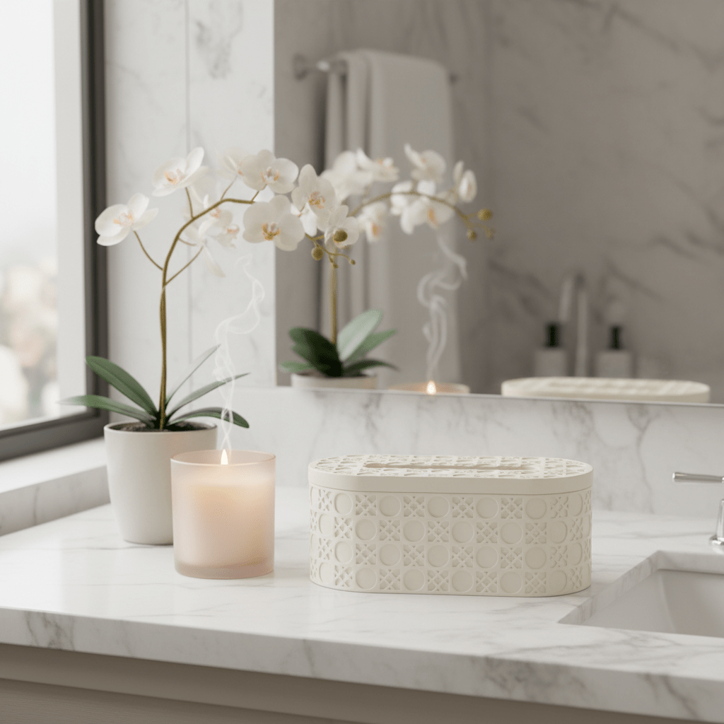 Elegant Off White Pop Tissue Holder with Modern Luxury Finish – Decorative Tissue Storage Box for Home Décor 21×10 cm - Al Kabayel Discount CentreElegant Off White Pop Tissue Holder with Modern Luxury Finish – Decorative Tissue Storage Box for Home Décor 21×10 cmNapkin Holders & Tissue BoxAKDCAl Kabayel Discount Centre