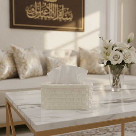 Elegant Off White Pop Tissue Holder with Modern Luxury Finish – Decorative Tissue Storage Box for Home Décor 21×10 cm - Al Kabayel Discount CentreElegant Off White Pop Tissue Holder with Modern Luxury Finish – Decorative Tissue Storage Box for Home Décor 21×10 cmNapkin Holders & Tissue BoxAKDCAl Kabayel Discount Centre