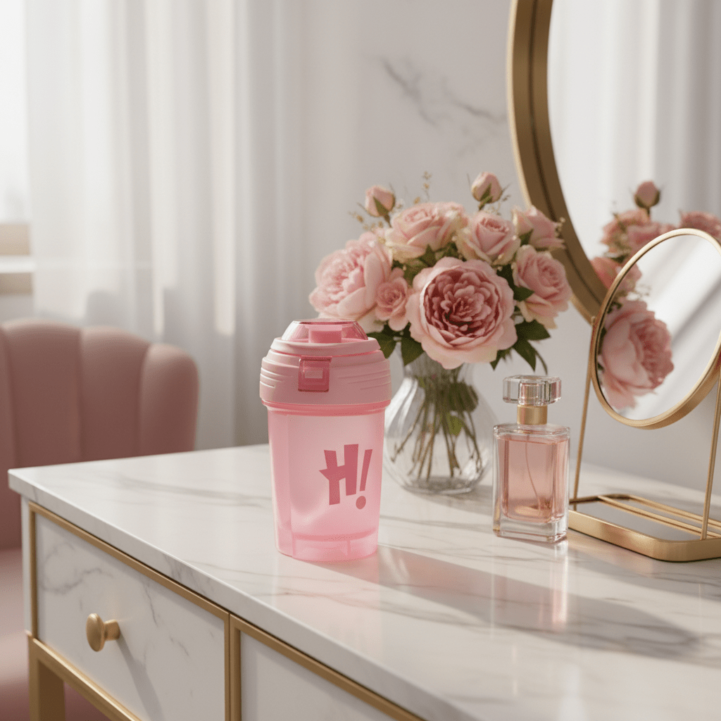 Elegant Pink Plastic Water Bottle with Decorative Hi Print Finish – 350 ml - Al Kabayel Discount CentreElegant Pink Plastic Water Bottle with Decorative Hi Print Finish – 350 mlWater BottlesAKDCAl Kabayel Discount Centre