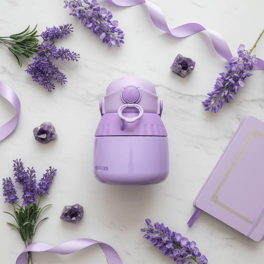 Elegant Purple Stainless Steel Vacuum Bottle with Strong Portable Handle 1000ml - Al Kabayel Discount CentreElegant Purple Stainless Steel Vacuum Bottle with Strong Portable Handle 1000mlWater BottlesAKDCAl Kabayel Discount Centre