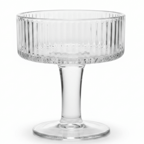 Elegant Ribbed Footed Glass Ice Cream Cup | 100ml | - Al Kabayel Discount CentreElegant Ribbed Footed Glass Ice Cream Cup | 100ml |TumblersAKDCAl Kabayel Discount Centre